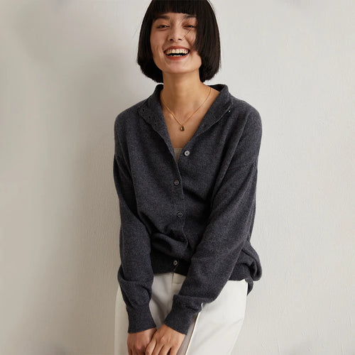 Obsidian Phoenix Women’s Cashmere Wool Cardigan