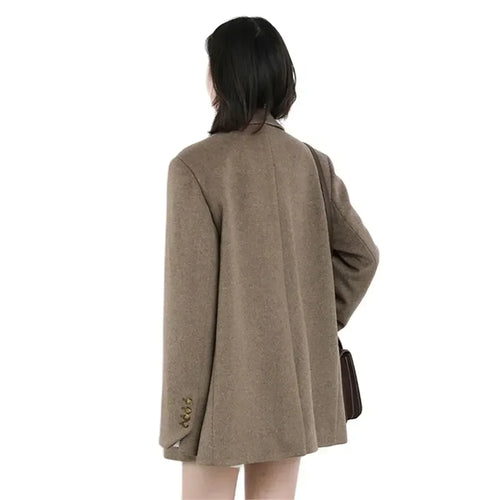 Obsidian Phoenix Women's Luxury Wool Blend Coat