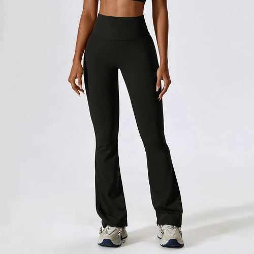 Obsidian Phoenix Women's Luxury High-Waist Yoga Flared Pants