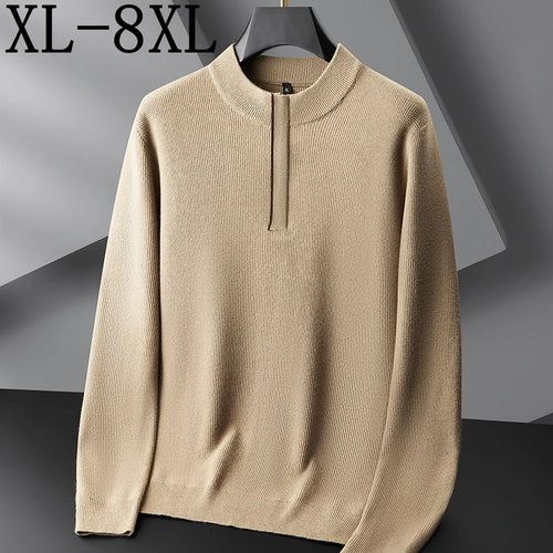 Obsidian Phoenix Luxury Zipper Collar Sweater