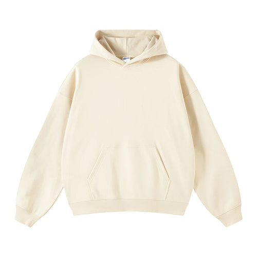 Obsidian Phoenix Unisex Luxury Heavyweight Hoodie - 400gsm Oversized Solid Cotton Hooded Pullover