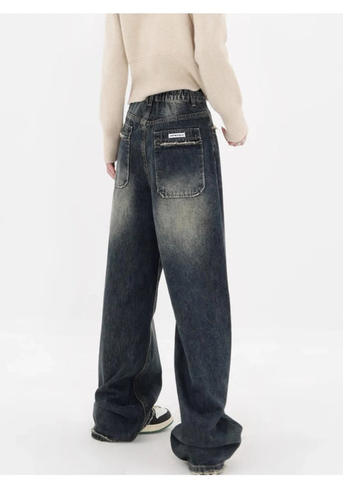 Celestial Comfort Harajuku Loose Jeans - Celestial Comfort Clothing