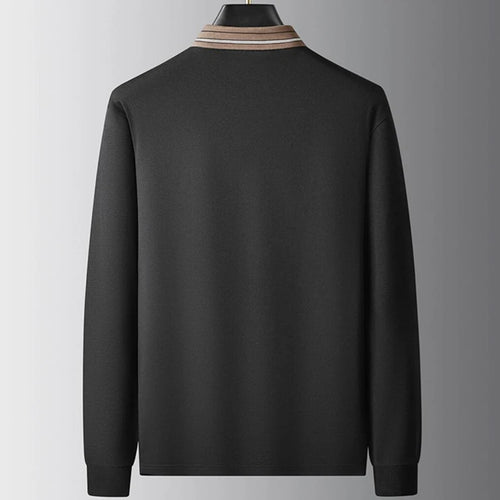 Obsidian Phoenix Luxury Polo Shirt - High-End Soft Casual Loose-Fit Men’s Top in Sizes Up to 8XL