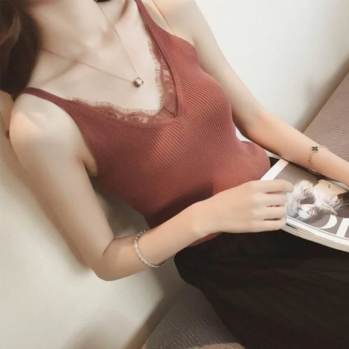 Celestial Comfort Sleeveless Knitted Tank Top - Celestial Comfort Clothing