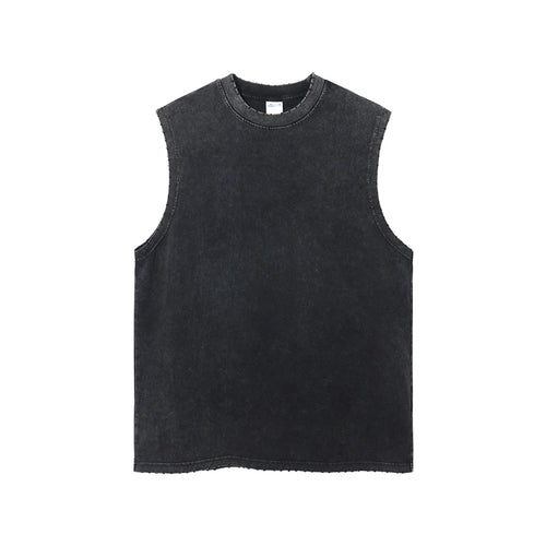 Obsidian Phoenix Luxury Washed Batik Cotton Tank Top Unisex