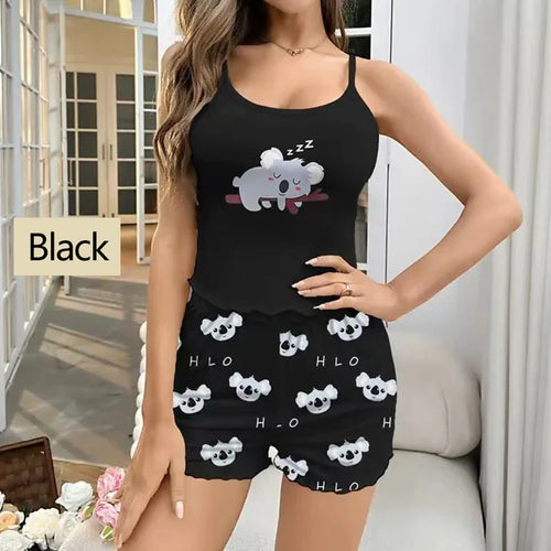 Celestial Comfort Women’s Koala Print Pajama Set - Celestial Comfort Clothing
