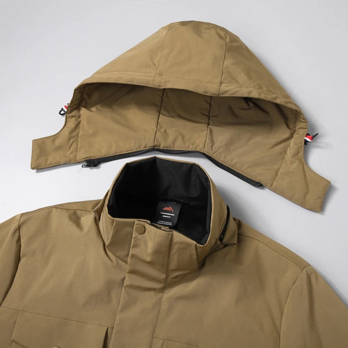 Obsidian Phoenix Luxury Waterproof Cotton-Padded Winter Jacket