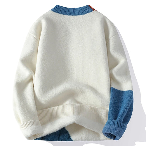 Obsidian Phoenix Luxury Mink Cashmere Sweater - Top-Grade Thick Fleece Warm Men’s Pullover Christmas Jumper