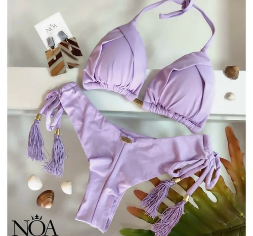 Obsidian Phoenix Women's Luxury Triangle Bikini Set