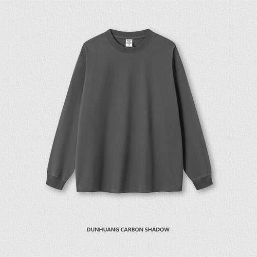 Obsidian Phoenix Unisex Luxury Antibacterial T-Shirt - 225gsm Loose-Fit Solid Full-Sleeve Retro Tee