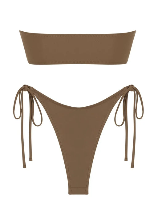 Obsidian Phoenix Women's Luxury O-Ring Bandeau Bikini
