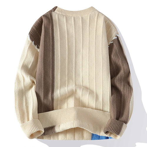 Obsidian Phoenix Luxury Knit Sweater - High-End Thick Warm Korean Harajuku Men’s Christmas Jumper