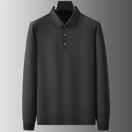 Obsidian Phoenix Luxury Oversized Polo Shirt - High-End Soft and Comfortable Men’s Shirt in Sizes Up to 8XL