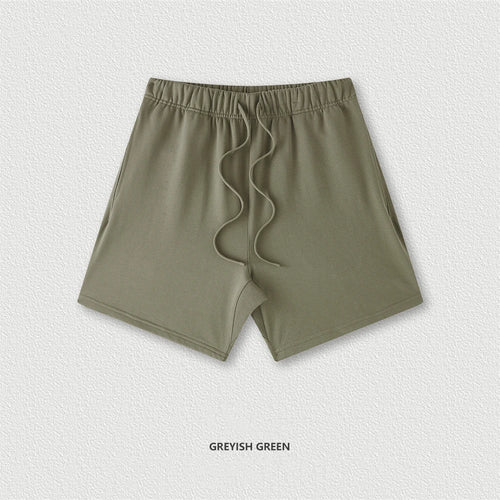 Obsidian Phoenix Kids' Luxury Heavyweight Cotton Shorts - 425gsm Loose-Fit Knee-Length Solid Shorts