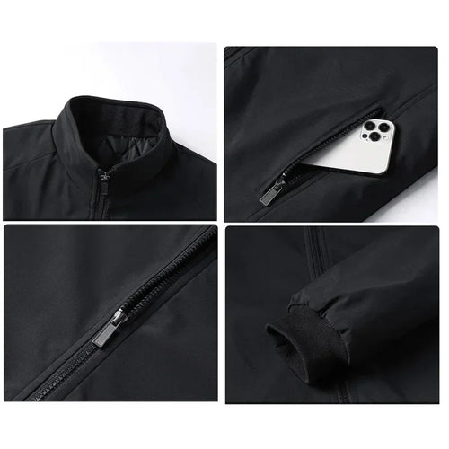 Obsidian Phoenix Men's Luxury Plus Size Waterproof Winter Jacket