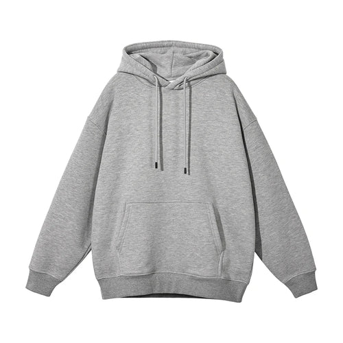 Obsidian Phoenix Unisex Luxury Fleece Hoodie - 360gsm High Street Loose-Fit Solid Thick Hooded Sweatshirt