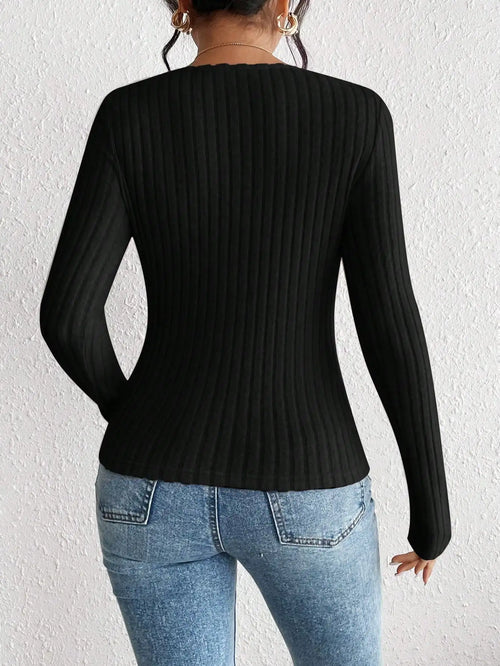 Obsidian Phoenix Women's Luxury Diamond Collar Knitted Top