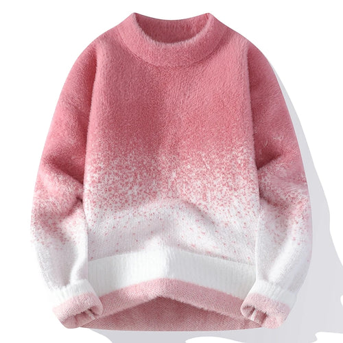 Obsidian Phoenix Luxury Mink Cashmere Sweater - High-End Turtleneck Men’s Pullover Christmas Jumper