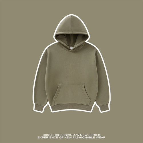 Obsidian Phoenix Kids' Luxury Fleece Hoodie - 365gsm Loose-Fit Warm and Soft Hooded Pullover