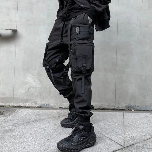 Celestial Comfort Multi-pocket Harajuku Pantalons Tactical Cargo Pants - Celestial Comfort Clothing
