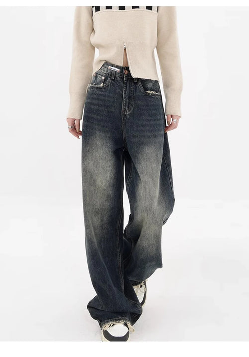Celestial Comfort Harajuku Loose Jeans - Celestial Comfort Clothing