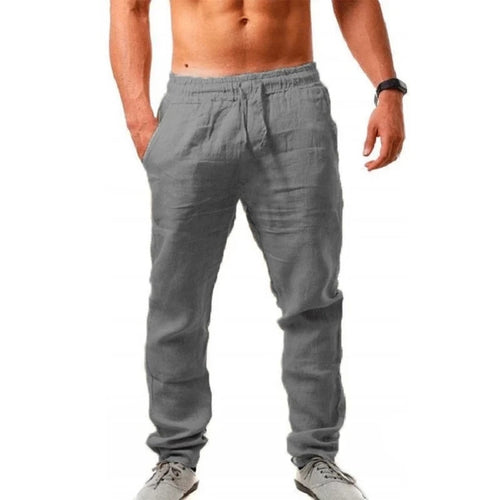 Obsidian Phoenix Men's Cotton Linen Pants
