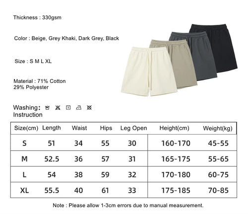 Obsidian Phoenix Woven Unisex Luxury Waffle Shorts - 330gsm