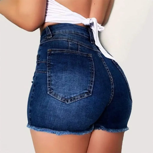 Obsidian Phoenix Women's Luxury Slim-Fit Denim Shorts