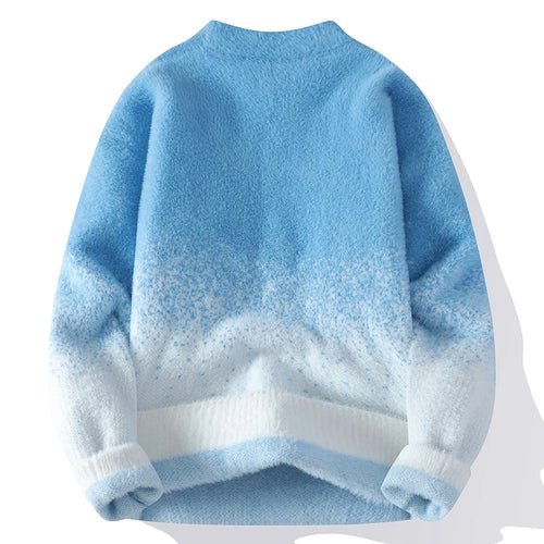 Obsidian Phoenix Luxury Mink Cashmere Sweater - High-End Turtleneck Men’s Pullover Christmas Jumper