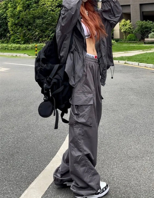 Celestial Comfort Harajuku Wide Leg Baggy Cargo Pants - Celestial Comfort Clothing