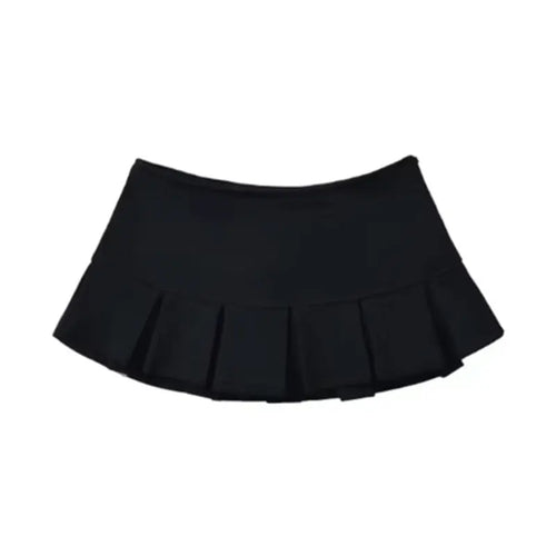 Celestial Comfort Low-Waist Pleated Mini Skirt - Celestial Comfort Clothing