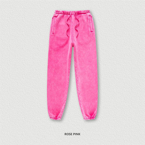 Obsidian Phoenix Luxury Washed Thick Fleece Sweatpants - 355gsm Unisex