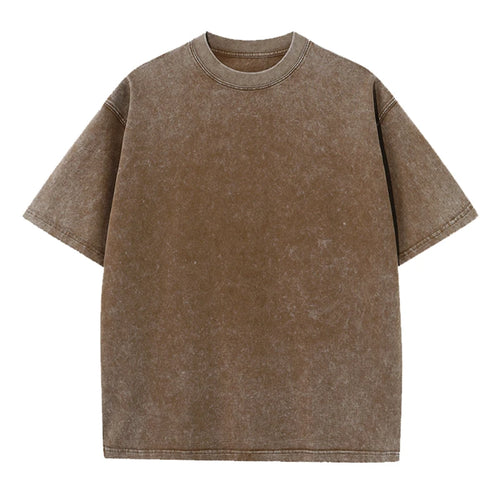 Celestial Comfort Harajuku Style Acid Wash Cotton T-Shirt - Celestial Comfort Clothing