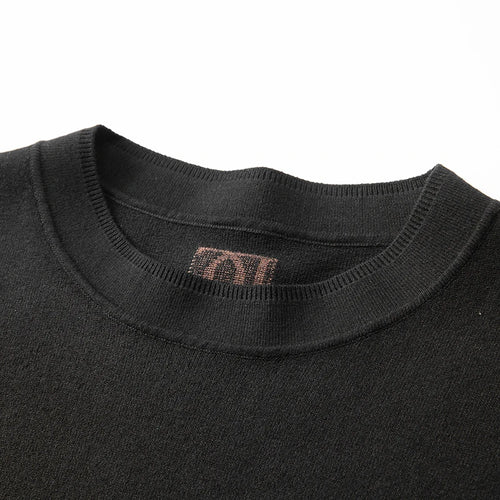 Obsidian Phoenix {Dule & Caben} Luxury Wool Letter-Printed Sweater - Top-Grade Loose-Fit Men’s Christmas Jumper in Sizes Up to 8XL