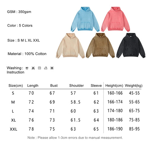 Obsidian Phoenix Unisex Luxury Batik Washed Terry Hoodie - 350gsm Vintage Loose-Fit Oversized Hooded Pullover