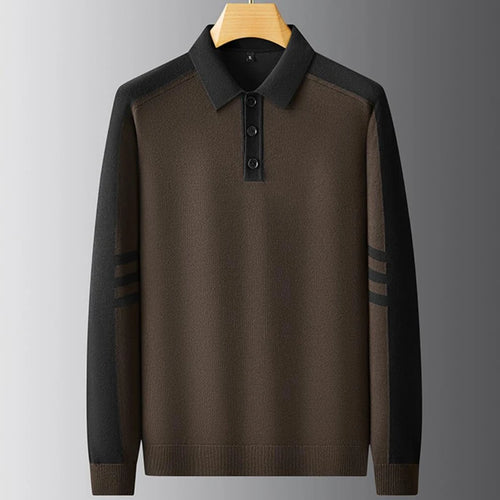 Obsidian Phoenix Luxury Wool Lapel Sweater