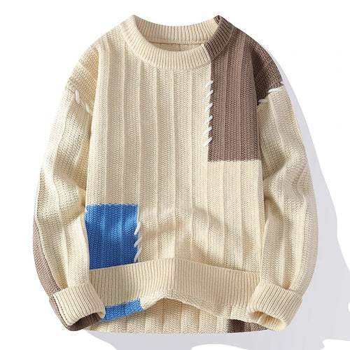 Obsidian Phoenix Luxury Knit Sweater - High-End Thick Warm Korean Harajuku Men’s Christmas Jumper