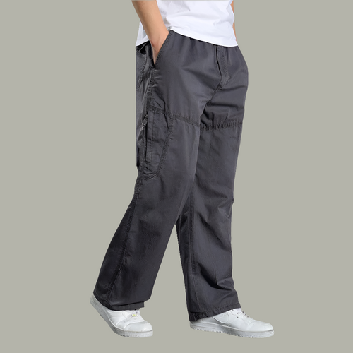 Obsidian Phoenix Luxury Men's Cotton Cargo Sweatpants