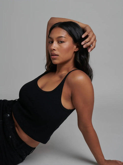 Obsidian Phoenix Veil Tank – MicroRib Studio Edit