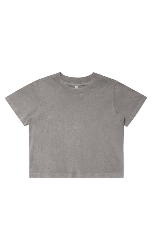 Obsidian Phoenix Womens Stone Wash Heavy Crop