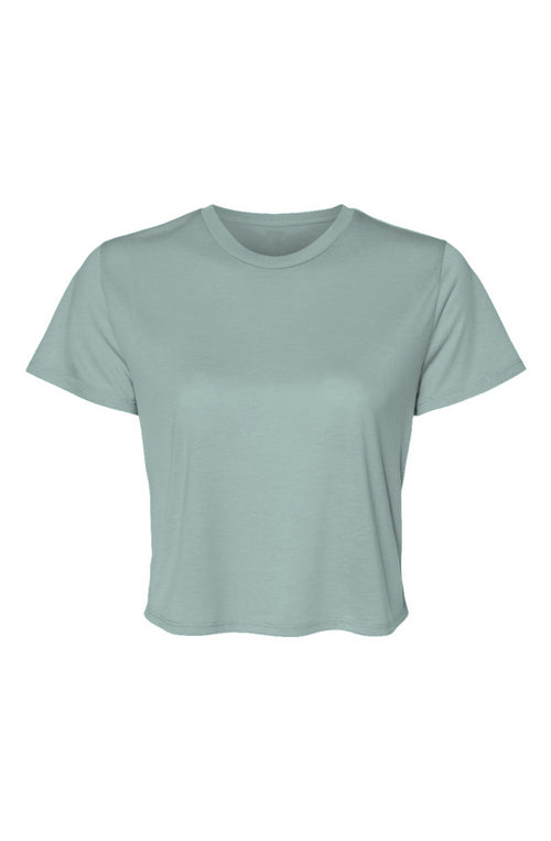 Obsidian Phoenix Veil Crop Tee – Luxe Drape Edition