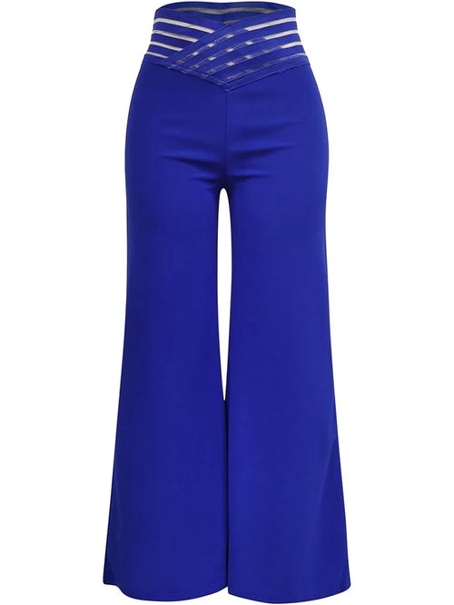 Obsidian Phoenix Wide-Leg Flared Pants