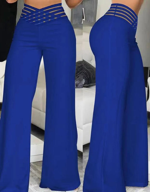 Obsidian Phoenix Wide-Leg Flared Pants