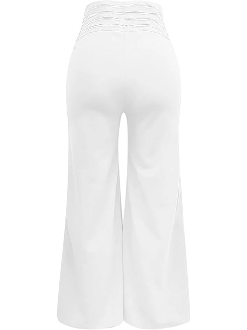 Obsidian Phoenix Wide-Leg Flared Pants