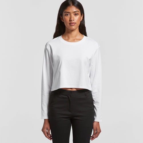 Obsidian Phoenix Axis Crop L/S Tee – StreetLayer Edition