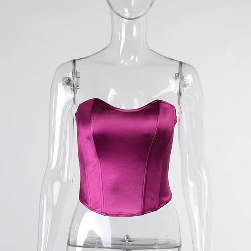 Obsidian Phoenix Women's Luxury Strapless Tube Top