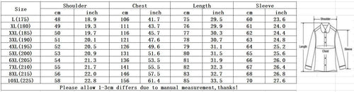 Obsidian Phoenix Luxury Striped Oversized Business Shirt - High-End Loose-Fit Long Sleeve Men’s Dress Shirt in Sizes Up to 10XL