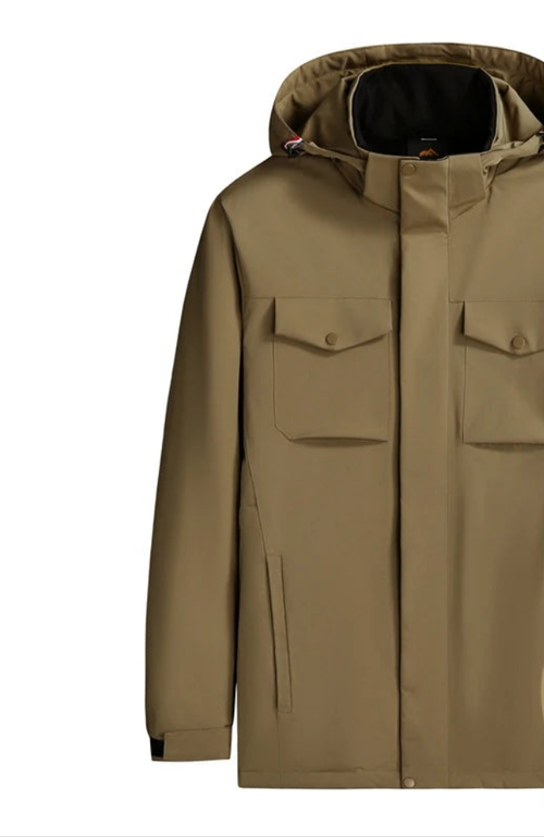 Obsidian Phoenix Luxury Waterproof Cotton-Padded Winter Jacket