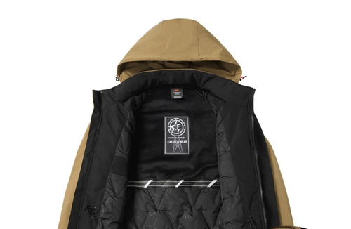 Obsidian Phoenix Luxury Waterproof Cotton-Padded Winter Jacket
