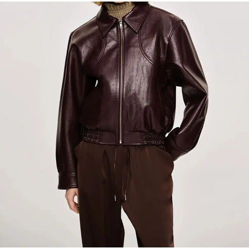 Obsidian Phoenix Women's Luxury Vintage Leather Jacket